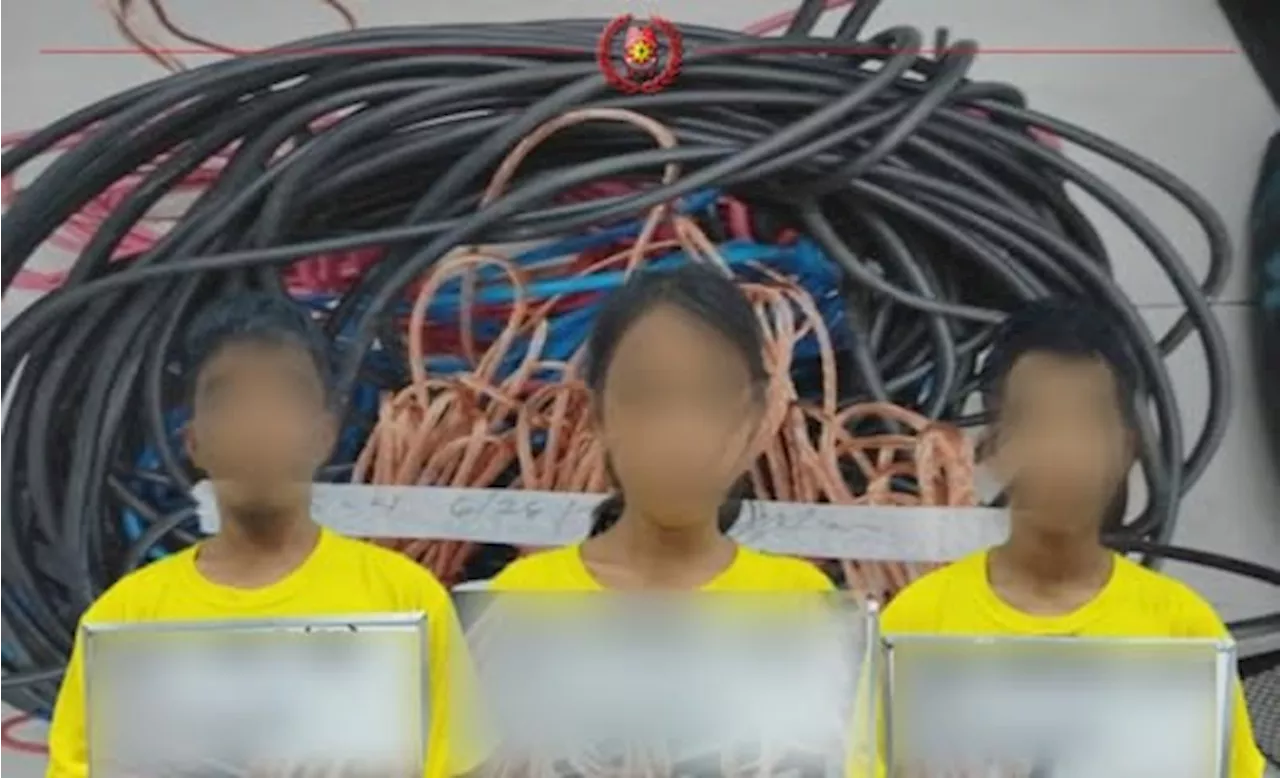 Makati City cops arrest 3 for destroying MMDA equipment