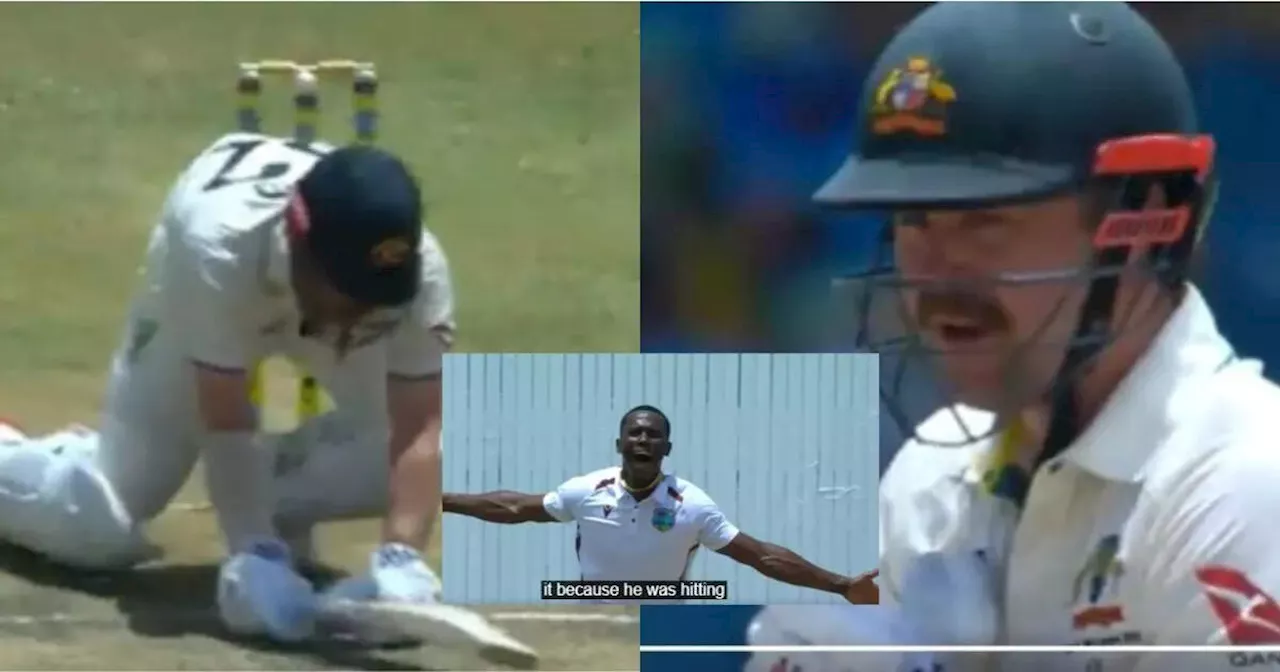 WI vs AUS: ट्रेविस हेड की ऐसी लाचारी नहीं देखी होगा, वेस्टइंडीज के इस गेंदबाज ने यूं घुटने पर ला दिया