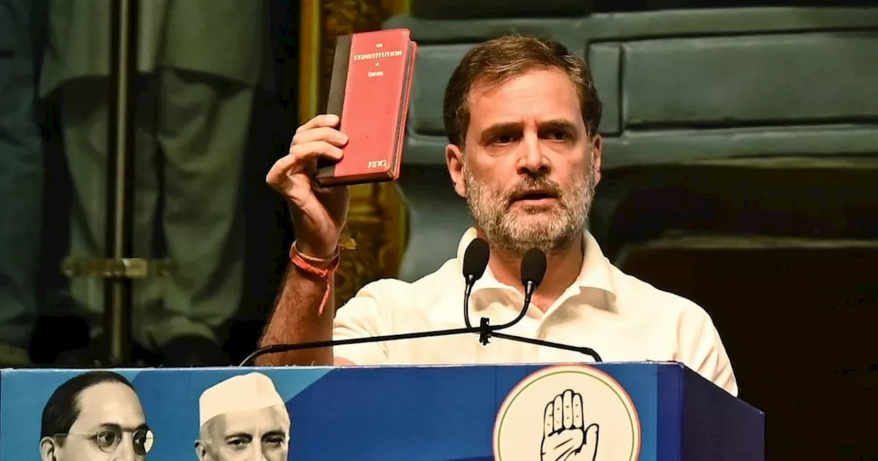 RSS-BJP का नकाब फिर उतरा, इन्हें संविधान नहीं, मनुस्मृति चाहिए: राहुल गांधी