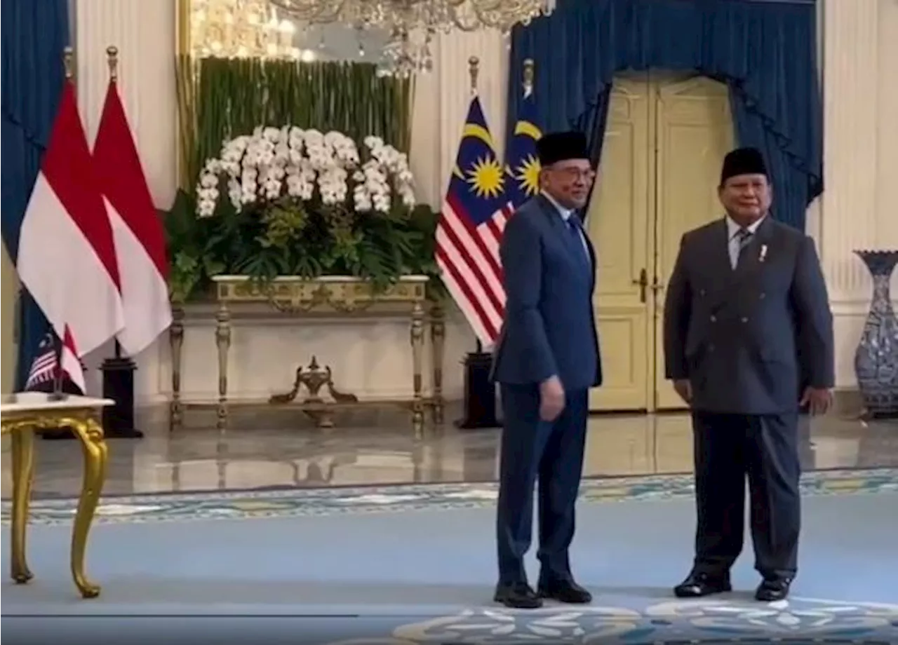 PM Anwar in Jakarta for talks with President Prabowo
