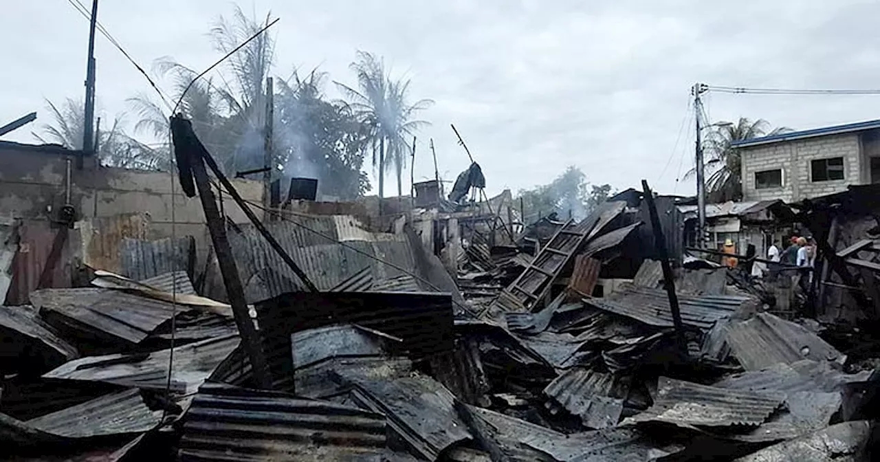 20 ka balay ugdaw sa sunog sa Inayawan