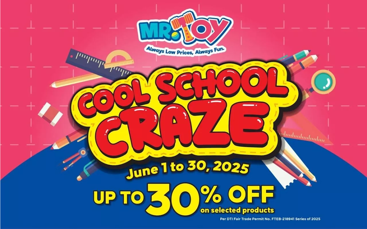 Back-to-School Just Got Better with Big Savings from MR.TOY’s Cool School Craze!
