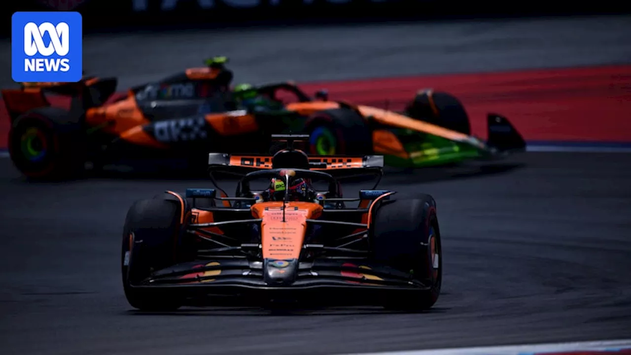 F1 Austrian Grand Prix: Oscar Piastri qualifies third as Lando Norris takes pole