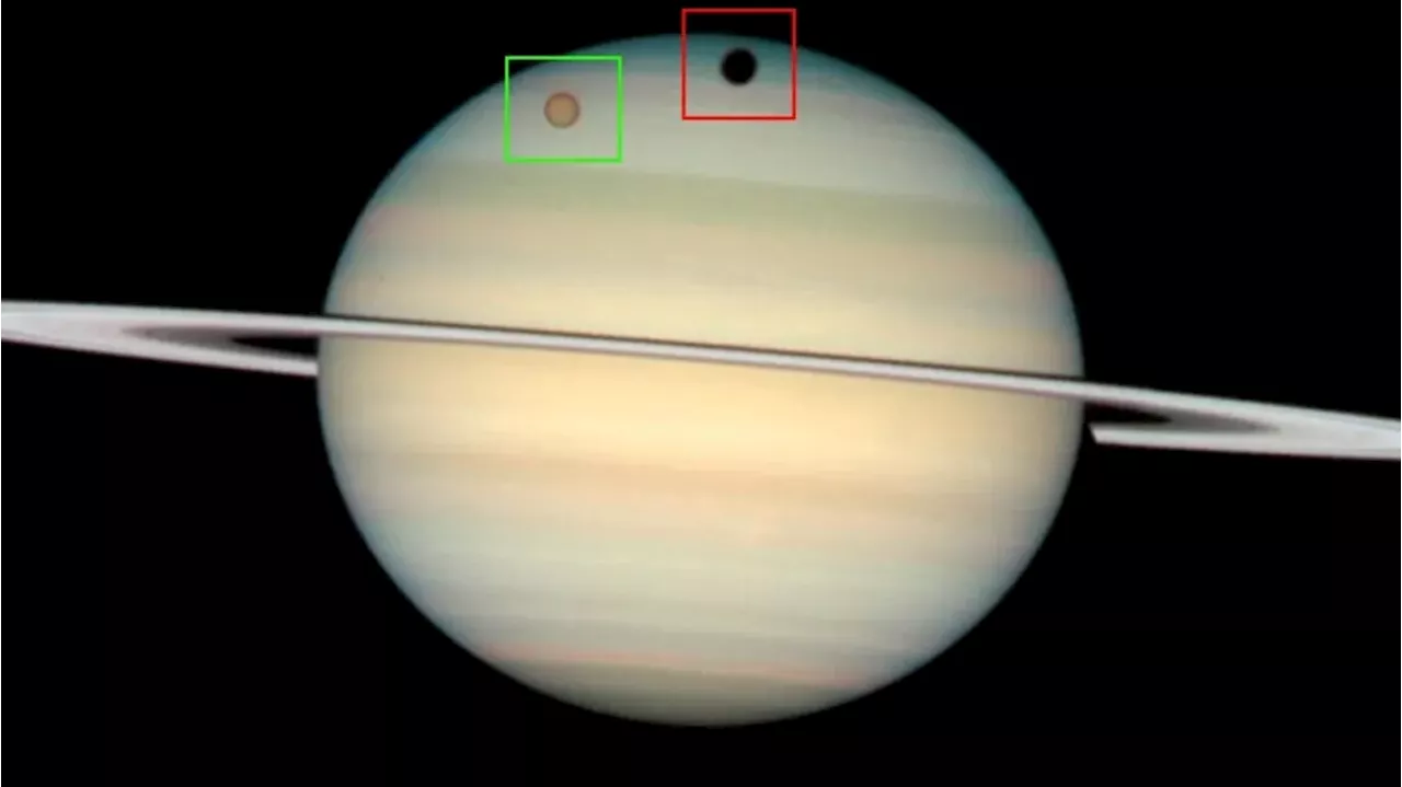 L'ombra di Titano su Saturno dà spettacolo, l'evento ogni 15 anni