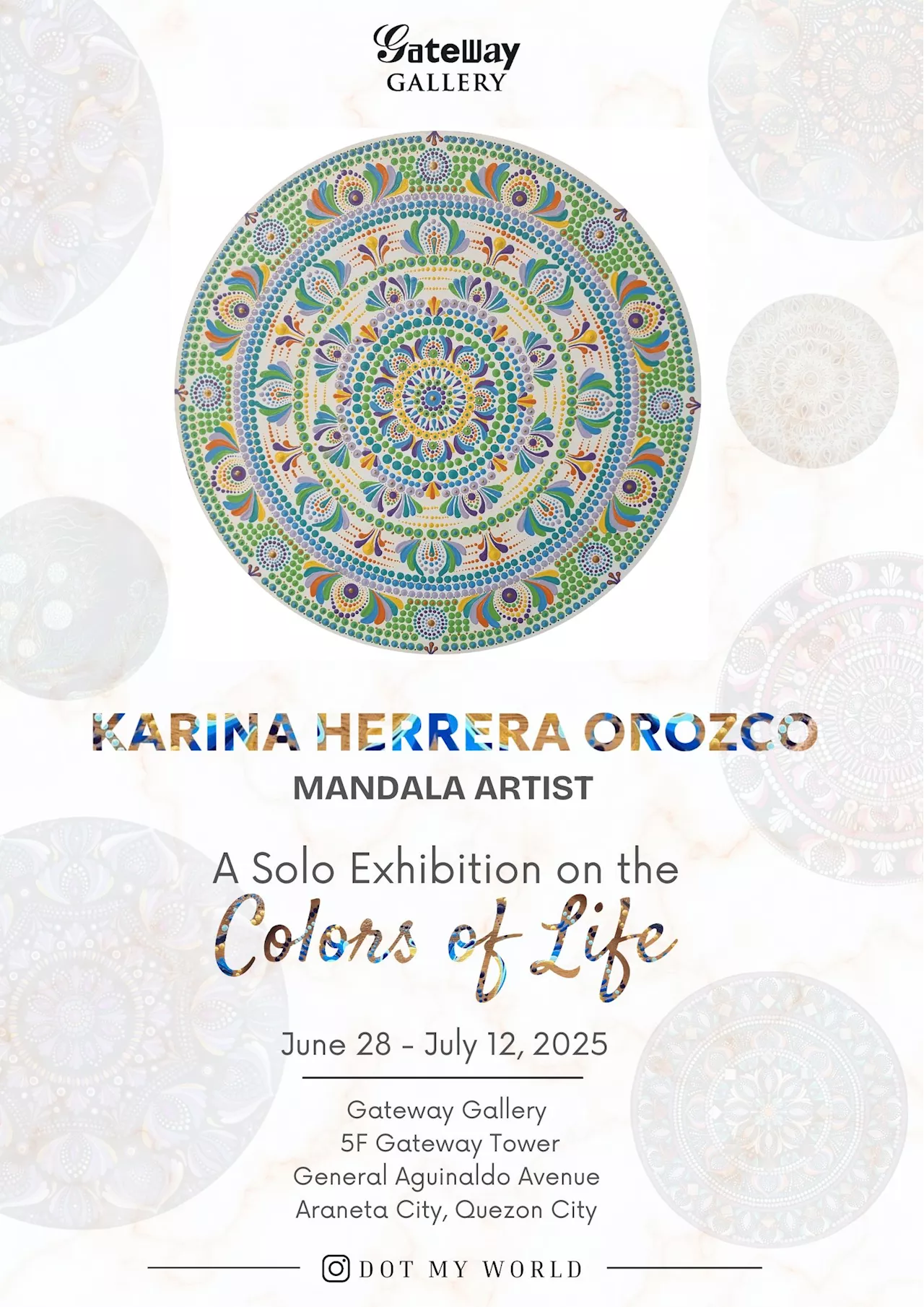 Karina Herrera Orozco to Showcase Debut Solo Exhibit ‘Colors of Life’ at Gateway Gallery