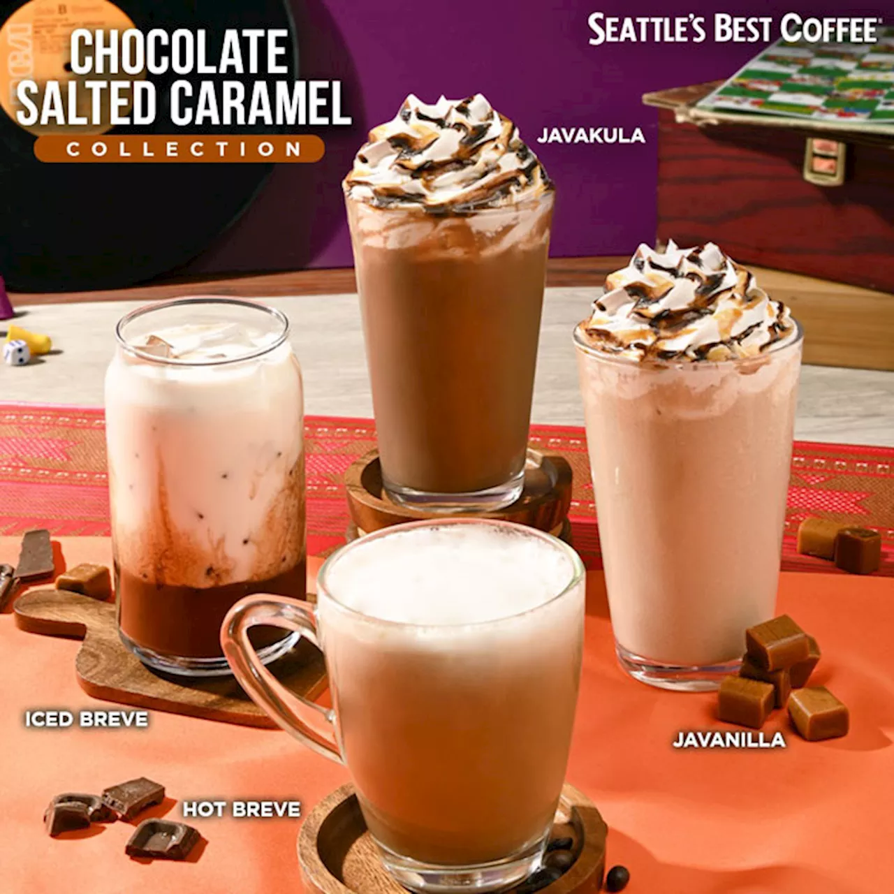 Where chocolate meets caramel: The Coffee Collection you deserve