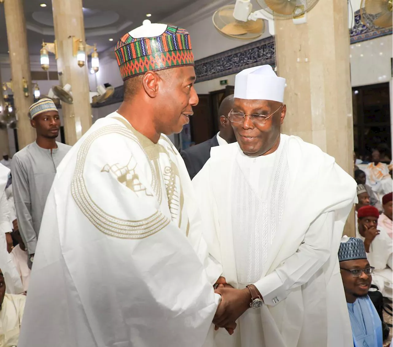 JUST IN: Atiku Abubakar, Governor Zulum meet in Abuja [PHOTOS]