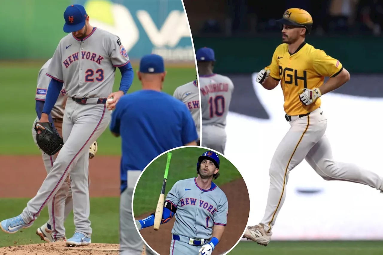 David Peterson gets shellacked, bats no-show as Mets take ugly loss to Pirates