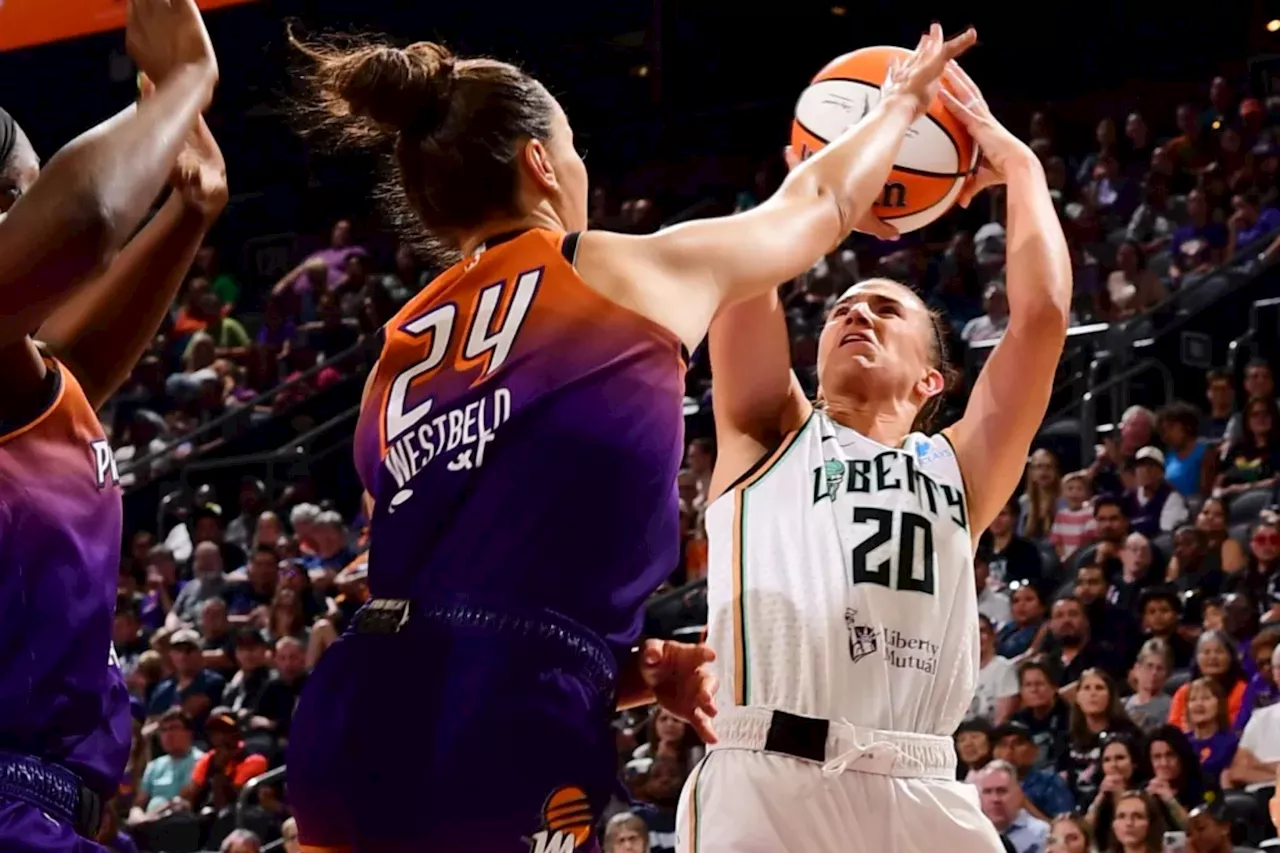 Liberty have no answers for Mercury's 3-point barrage in blowout loss
