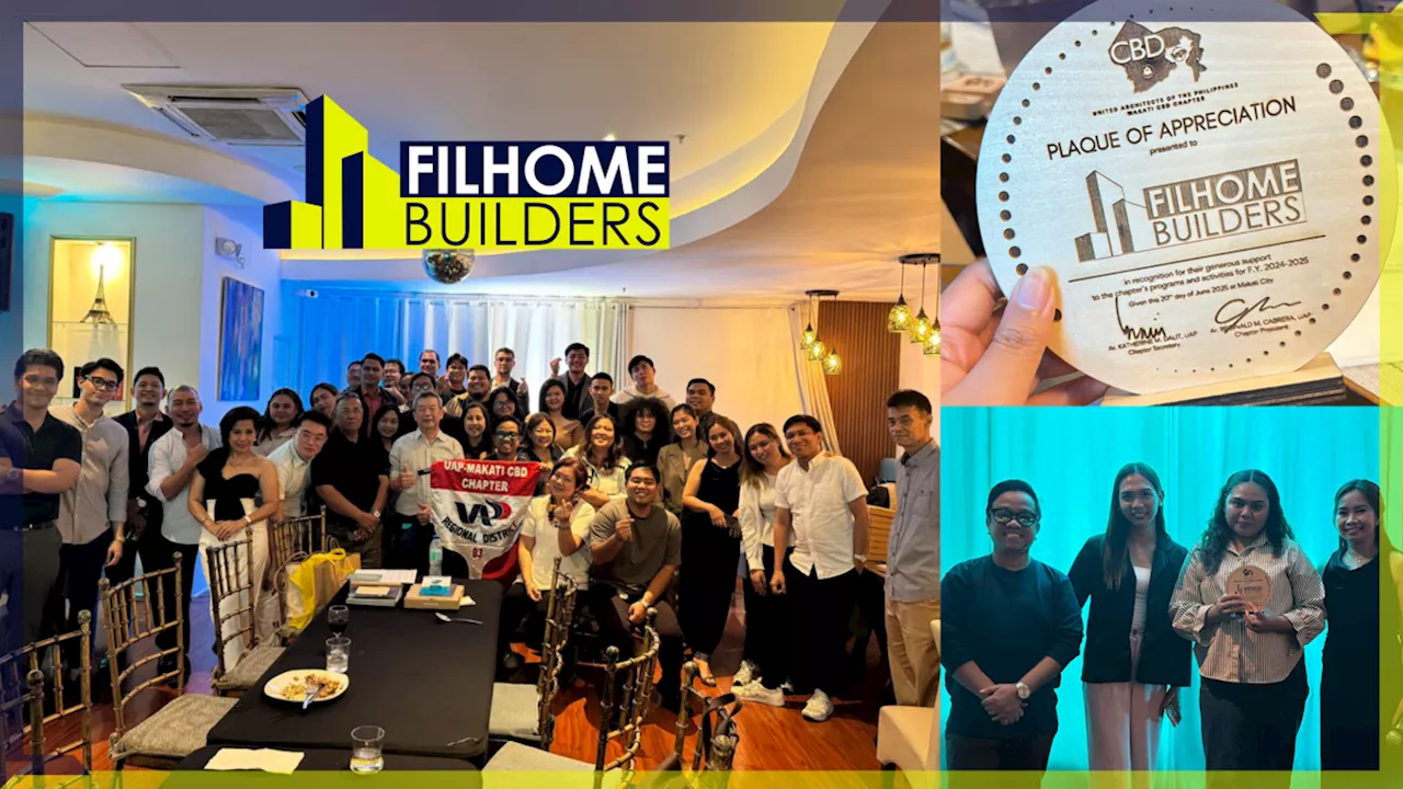 Filhome Builders celebrates with UAP Makati CBD Chapter
