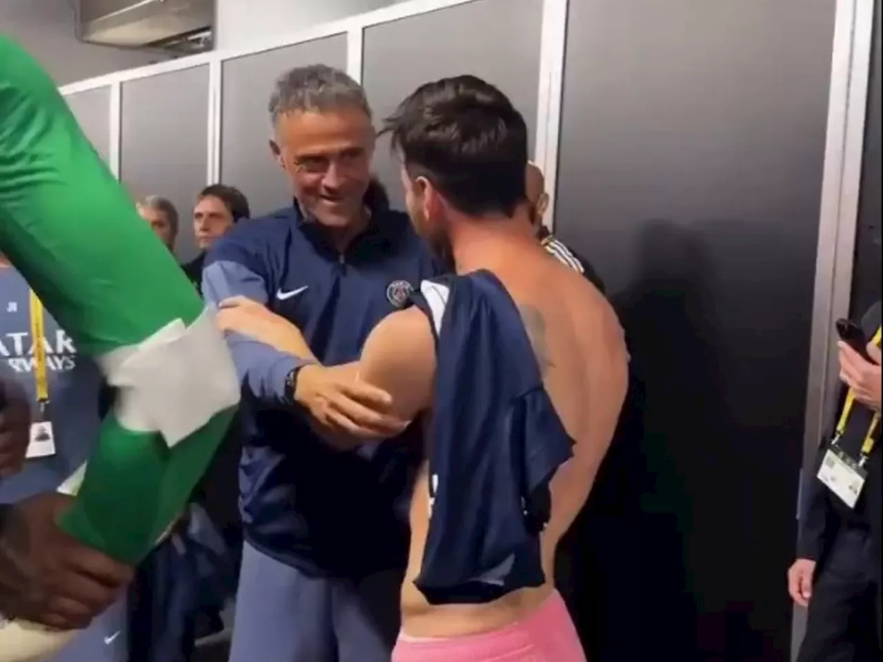 Luis Enrique y un partido especial entre su PSG e Inter Miami: su abrazo con Messi y el 'partido casi perfecto'