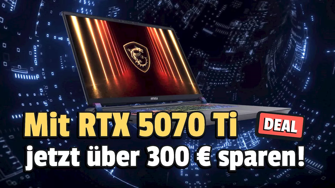 Gaming-Laptop MSI Vector 16 HX AI mit RTX 5070 Ti für nur 1.721,86 Euro
