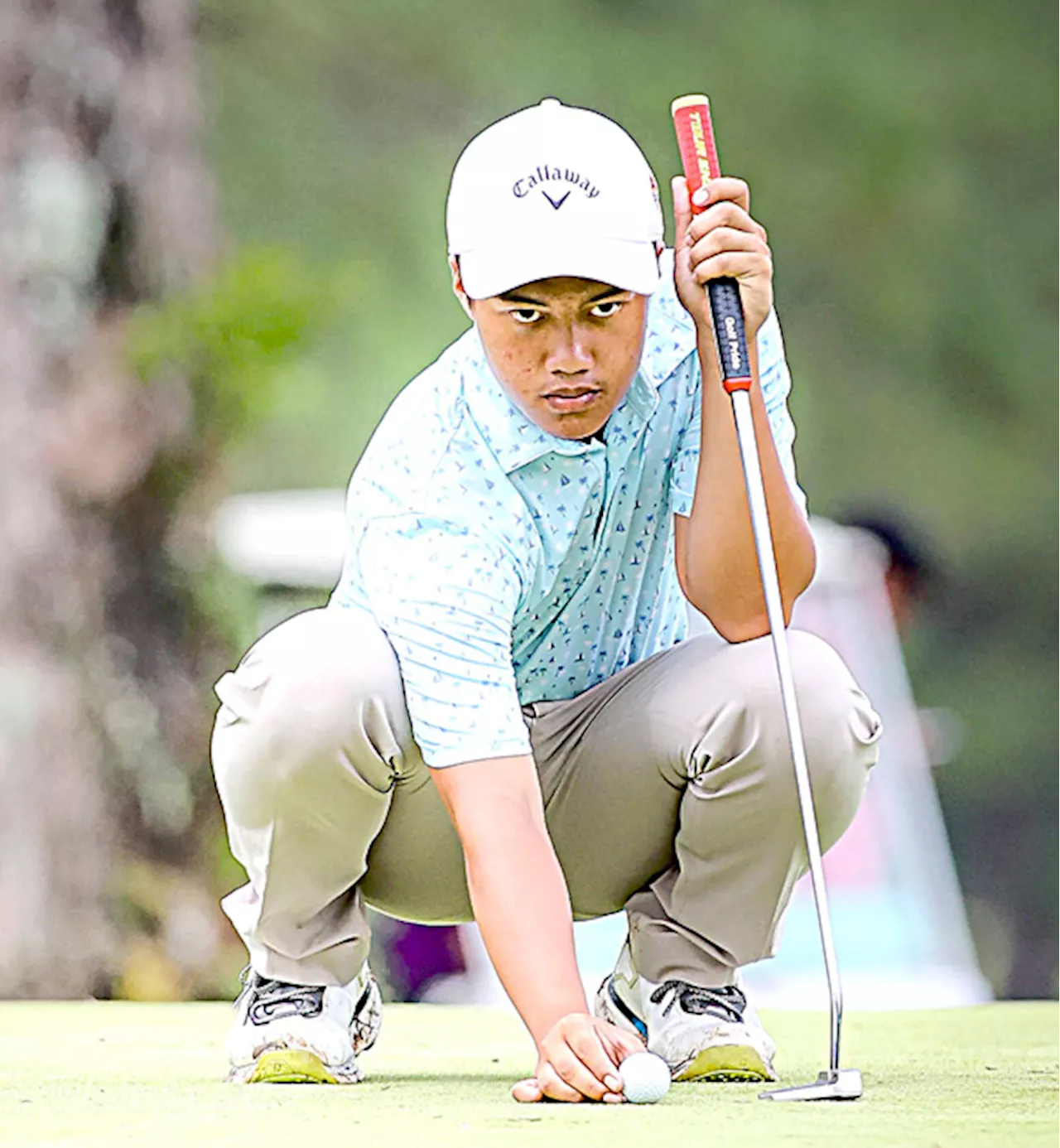Nailga leads title chase in PH jr. golf tour