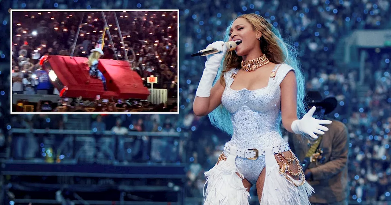Beyoncé Fans Watch in Horror as Wire Stunt Goes Wrong