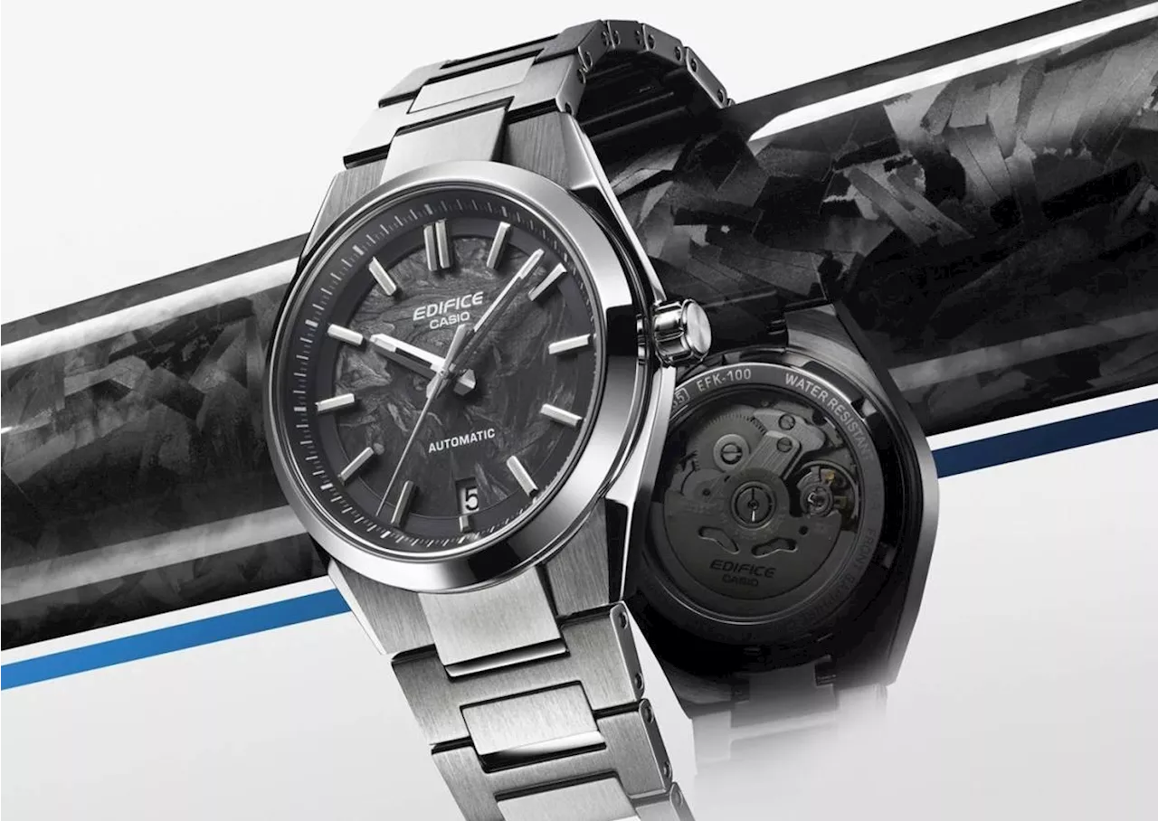 Casio releases Edifice featuring forged carbon for the dial