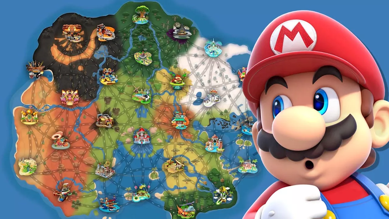 Mario Kart World's Map Is Much Bigger Than You Might Expect
