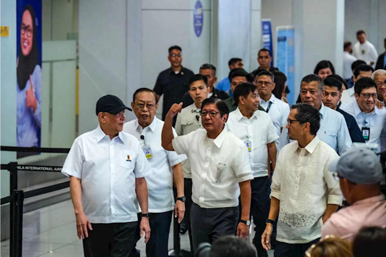 Marcos inspects NAIA, cites improvements, expansion plans