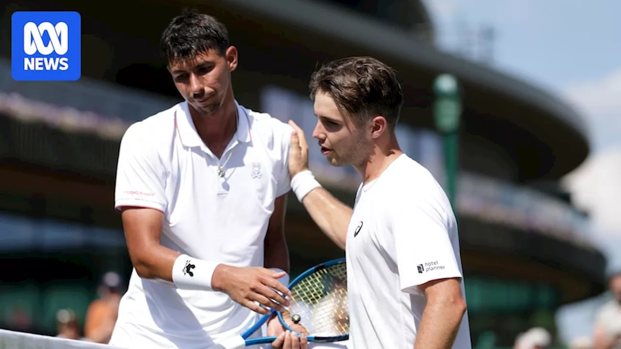Alexei Popyrin loses to world number 461 in horror day for Australians at Wimbledon