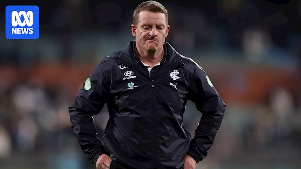 Carlton president declares Michael Voss safe for remainder of 2025, but won't guarantee next season