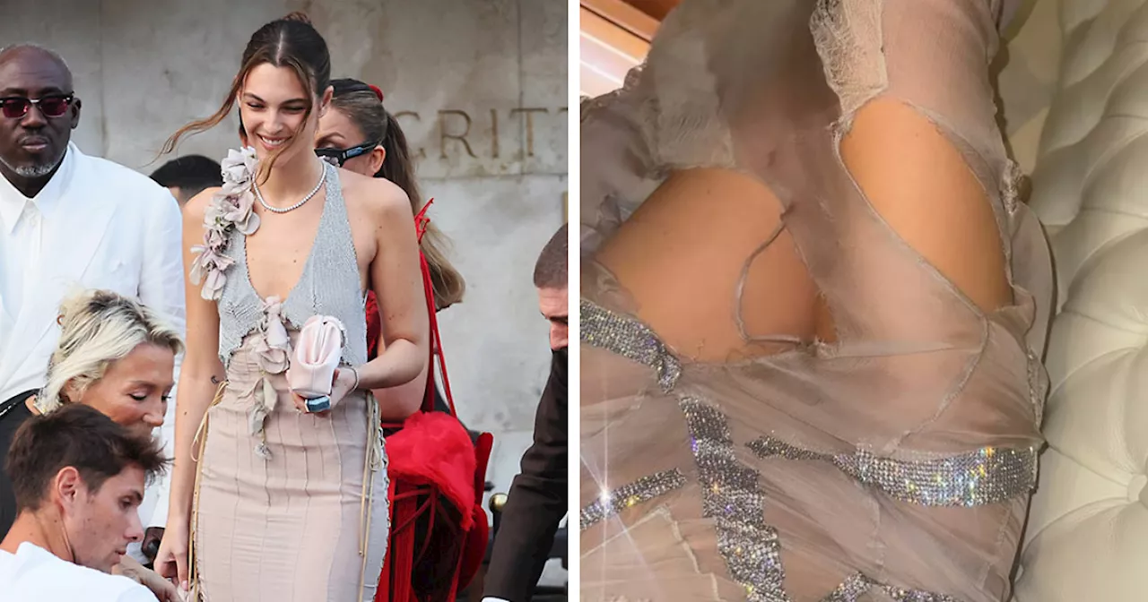 Leonardo DiCaprio's Girlfriend Suffers Wardrobe Malfunction At Jeff Bezos And Lauren Sánchez's Wedding Bash
