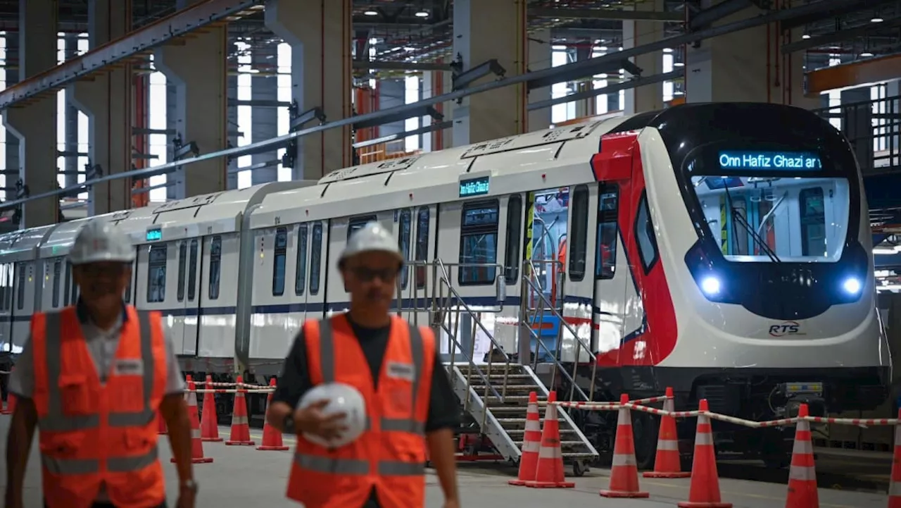 First train unveiled for Johor Bahru-Singapore RTS Link; service will run from 6am to 12am