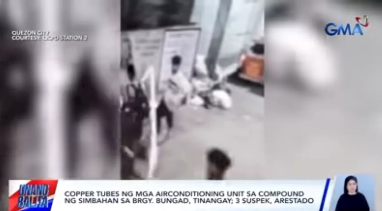 3 arrested for alleged ‘akyat bahay’ at QC church compound