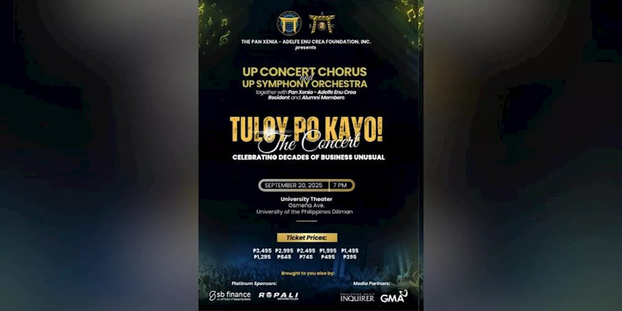 GMA is the official media partner of a foundation concert in UP Diliman this September