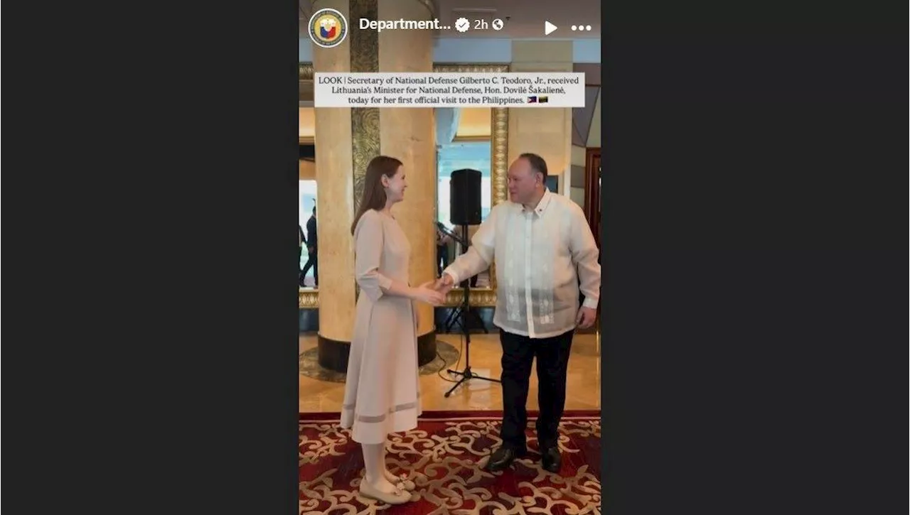 PH, Lithuania ink MOU to enhance defense ties