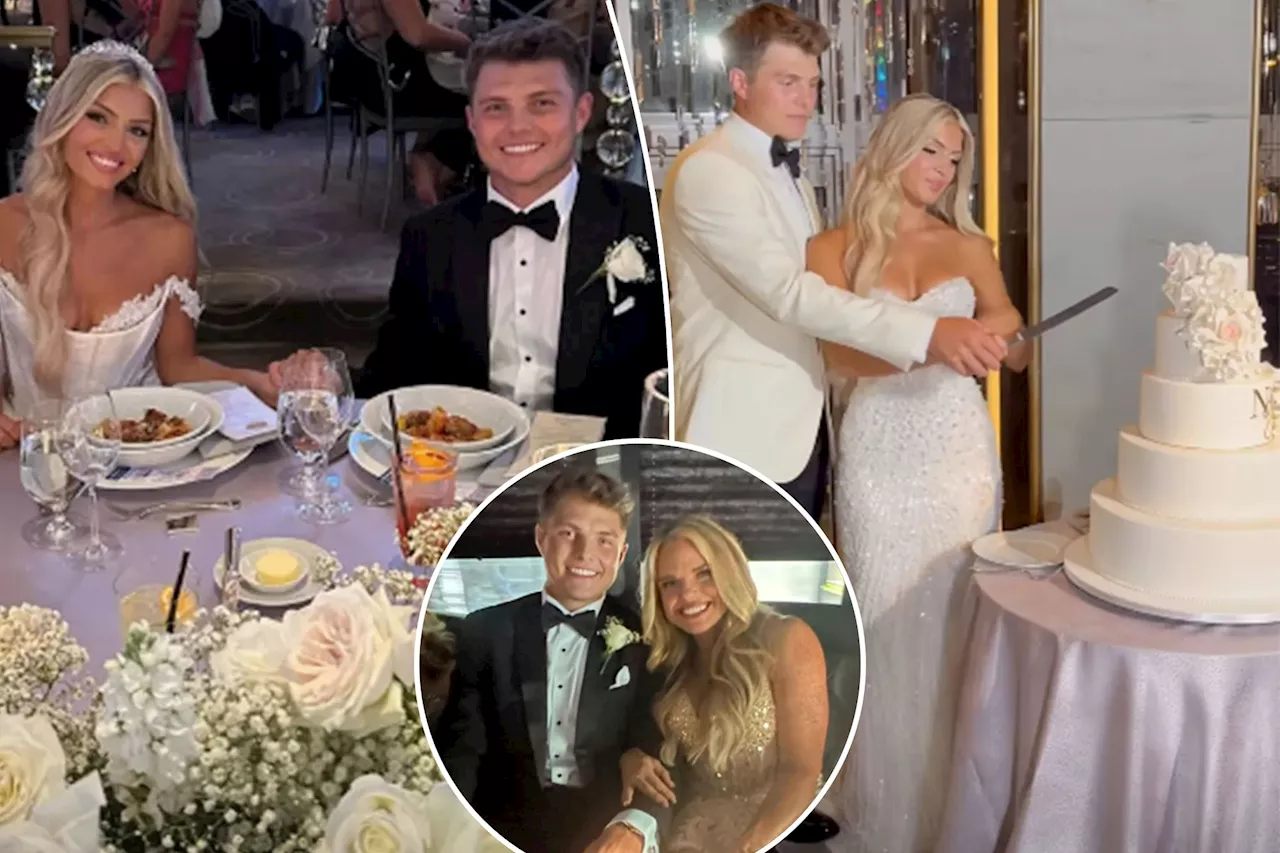 Zach Wilson's mom spills where QB's romance with wife began in new glitzy wedding post