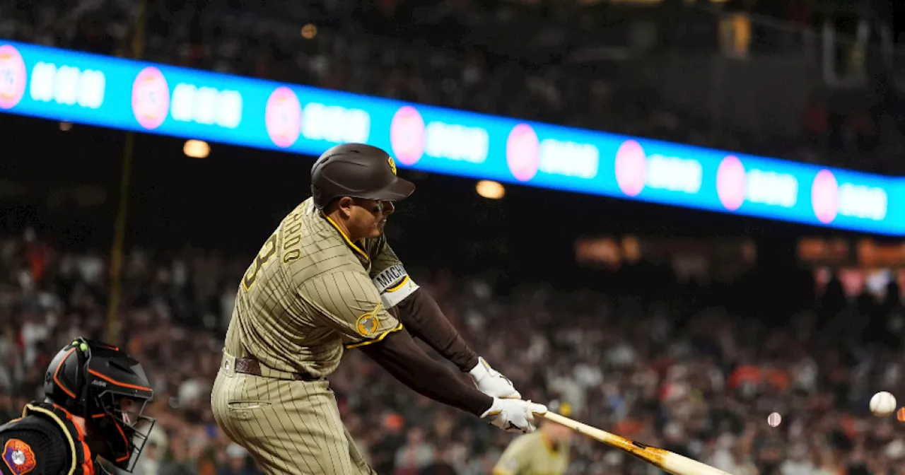 Machado and Padres rally to beat Giants in 10 innings again, 3-2