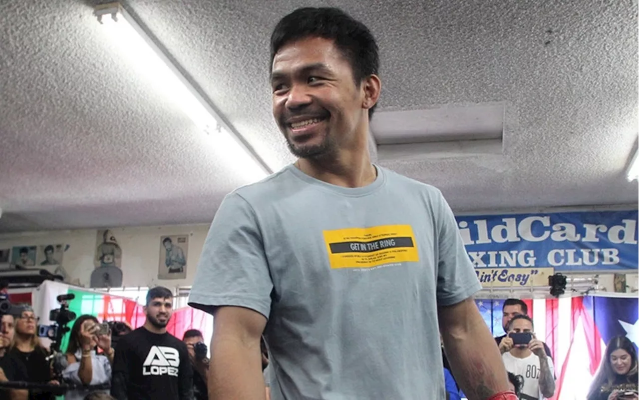‘Rested’ Pacquiao relishing boxing comeback at 46