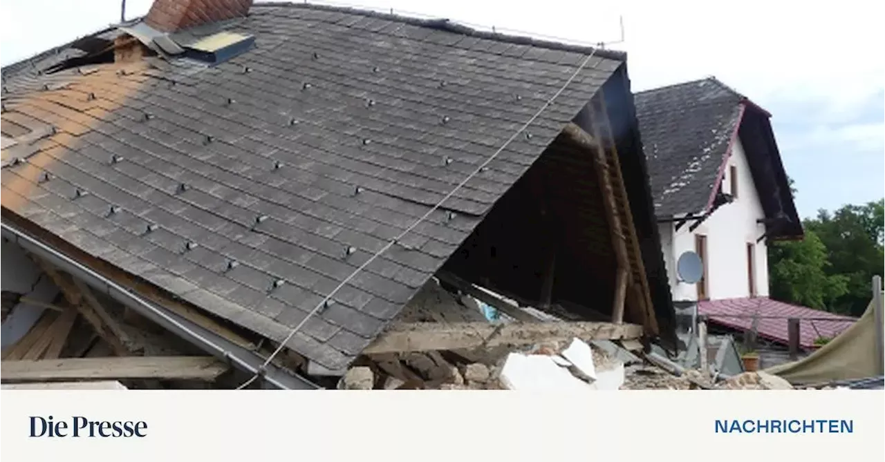 Eine Person stribt nach massiver Explosion in Graz