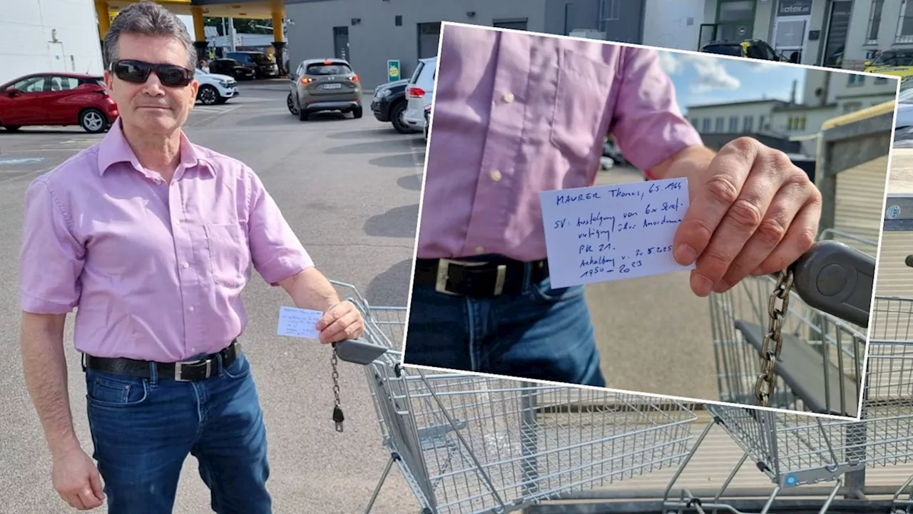 'Behandelt wie Verbrecher' - ATV-Star vor Wiener Supermarkt von Polizei umringt