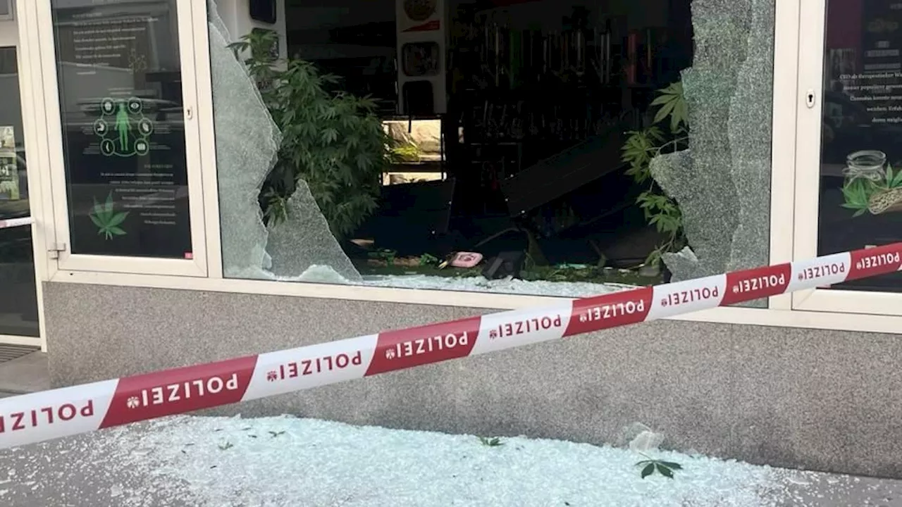 Beutezug statt Blütenzeit - Duo bricht in Wiener Hanf-Shop ein, gehen leer aus