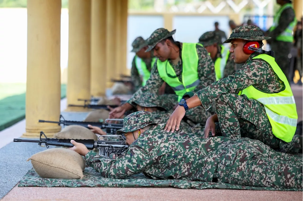 PLKN 3.0: NS trainees fired up over rare chance to shoot real M16 rifles with live ammunition
