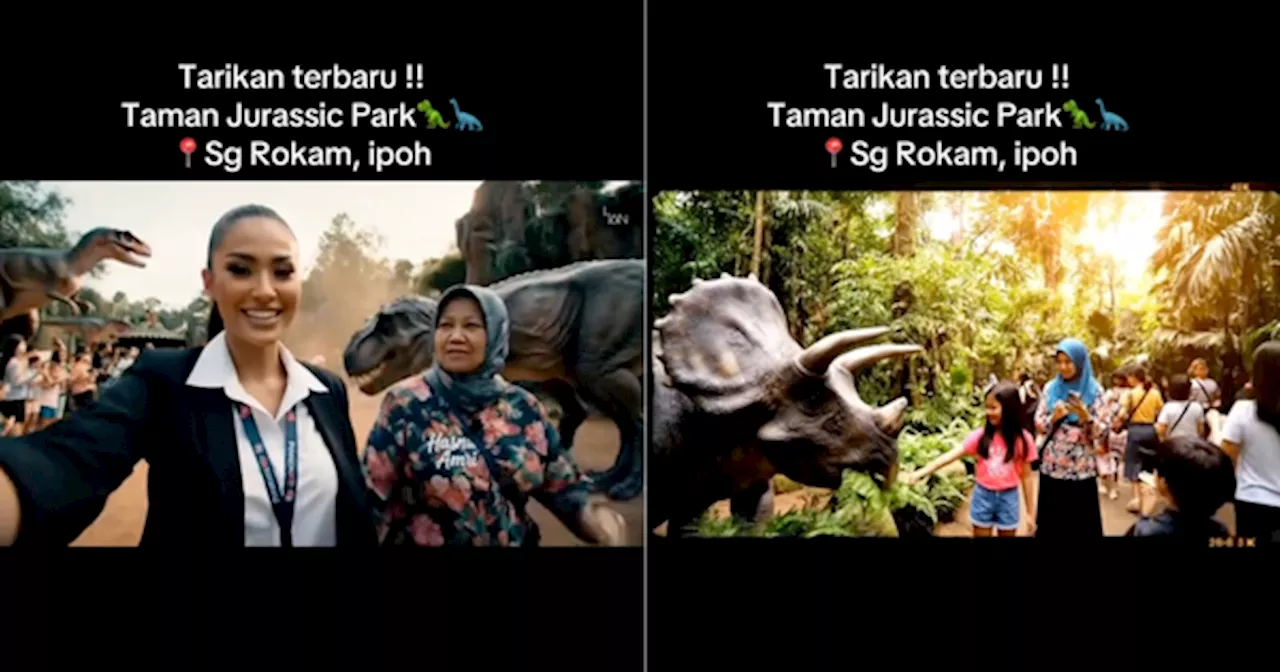 Video AI Tunjuk Tarikan Terbaharu Taman Jurassic Park Di Sg Rokam Ipoh Ini Nampak Real!
