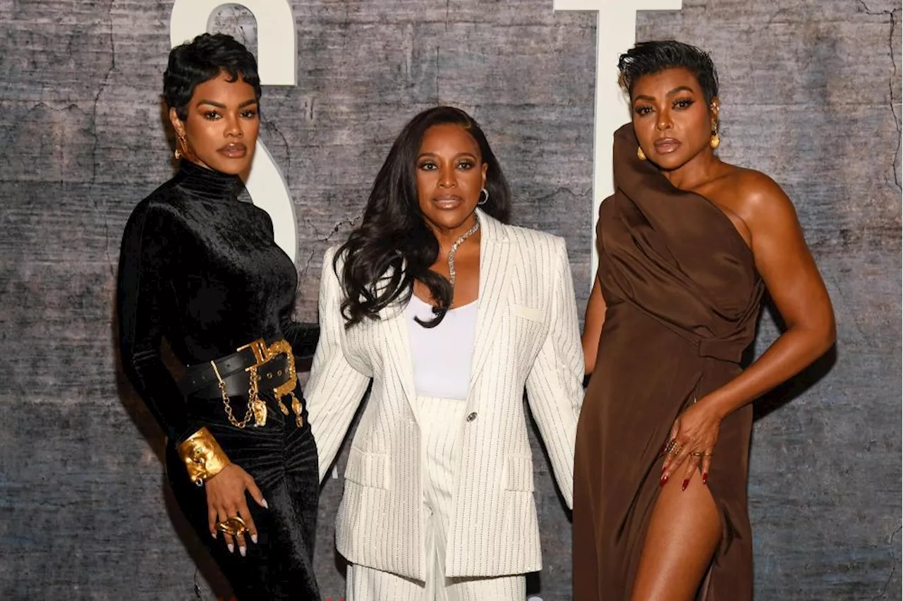 Sherri Shepherd, Taraji P. Henson Embrace Monochromatic Looks at ‘A Fall From Grace’ Promotional Events