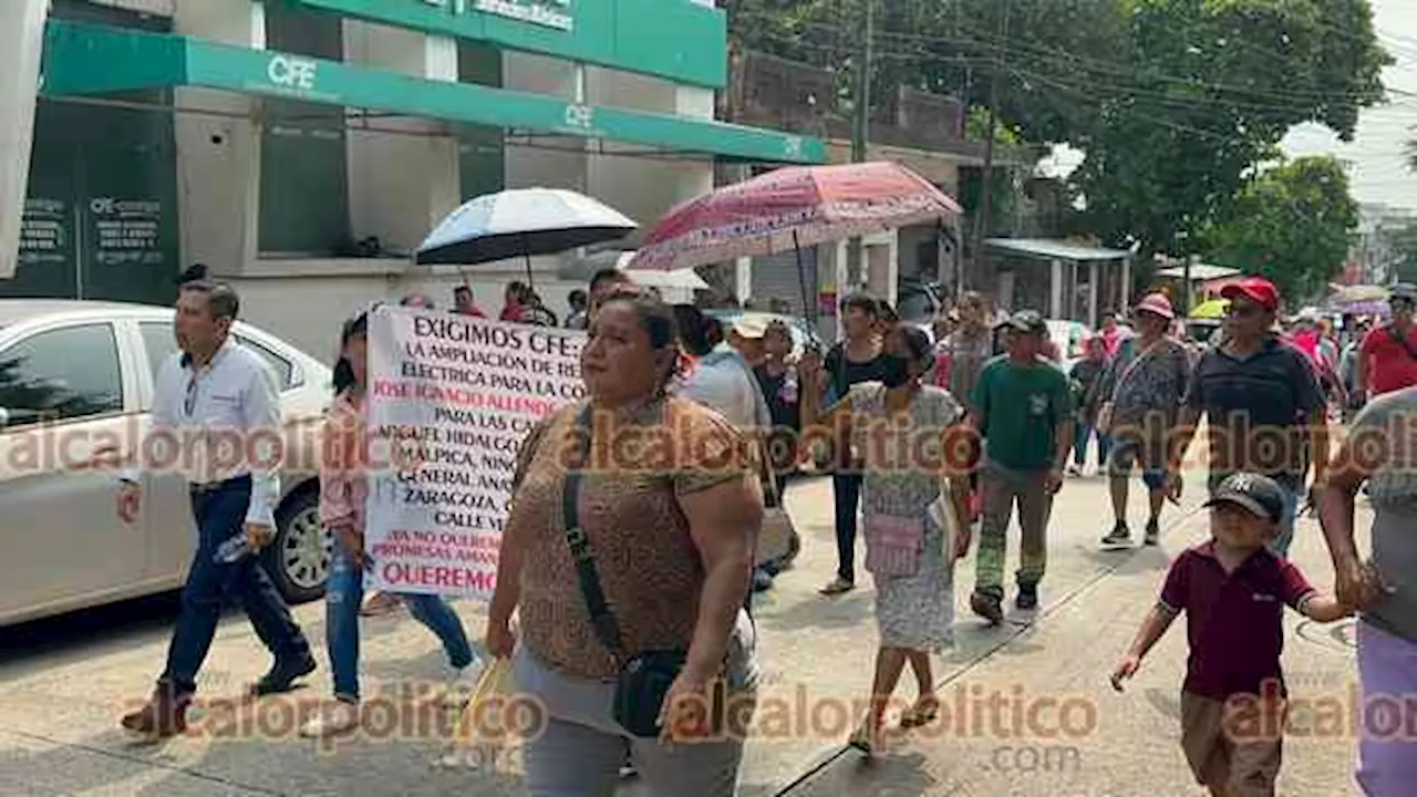 Exigen a la CFE ampliación de red de suministro eléctrico, en Coatzacoalcos