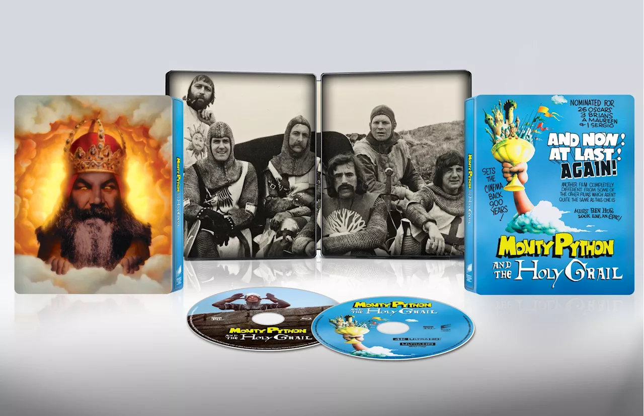 Monty Python and the Holy Grail Finally Hits 4K Blu-ray With a Limited Steelbook