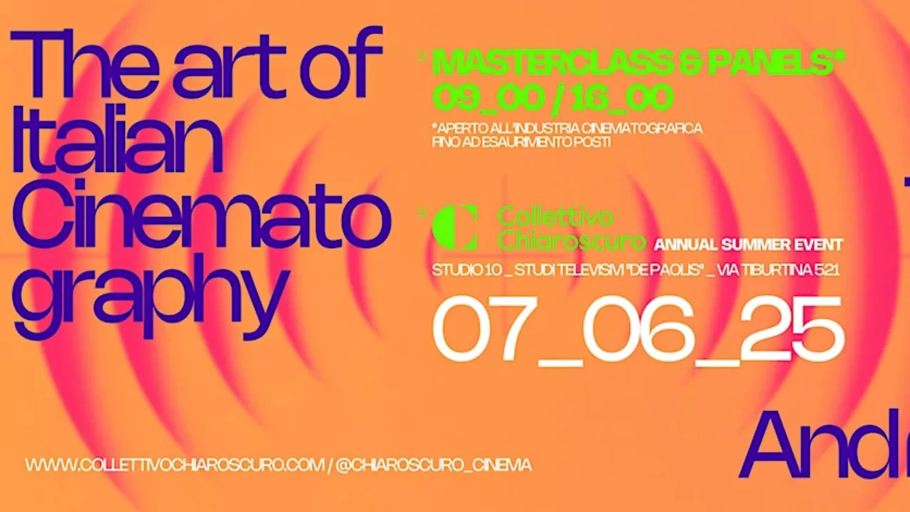 The Art of Italian Cinematography and Beyond: una giornata di incontri