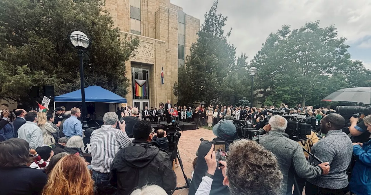Polis, elected leaders condemn antisemitism after Boulder attack