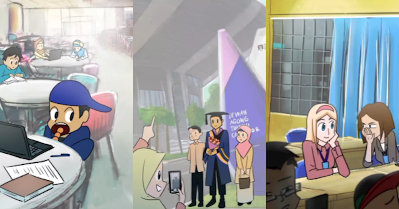 [VIDEO] Cuma Guna Animasi 2D, Ramai Luah Rasa Rindu Jadi Student Di UiTM