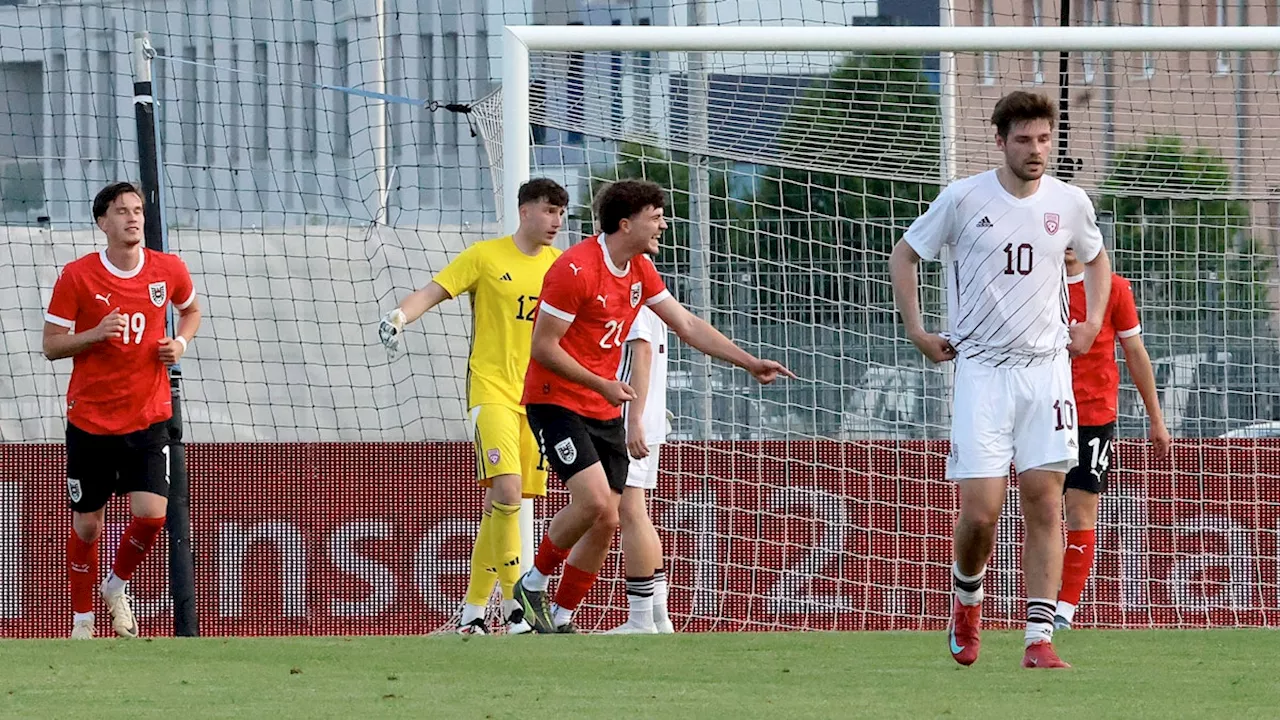  Magers 1:0 für ÖFB-U21 im Test gegen Lettland