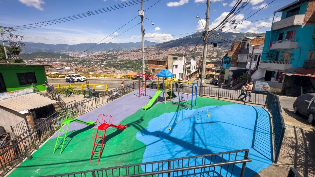 Avanza recuperación de parques en Medellín: 14 de 23 ya fueron intervenidos