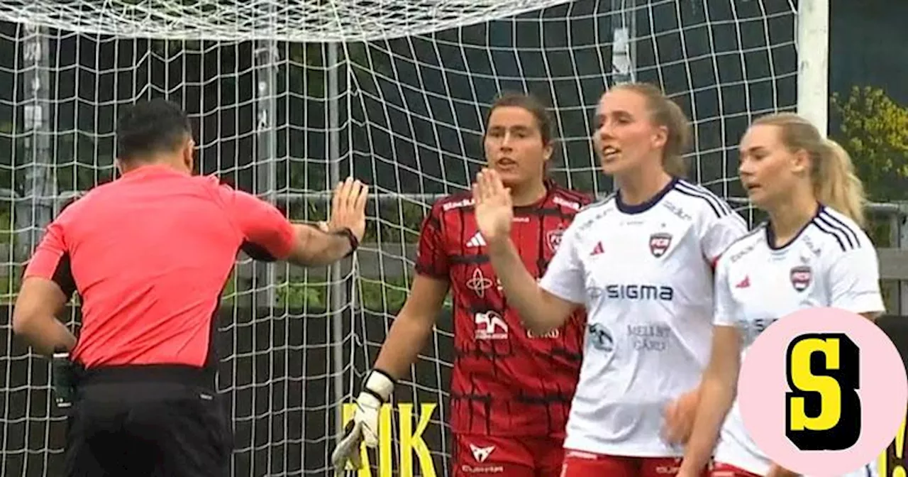 Två röda kort – tung seger för AIK