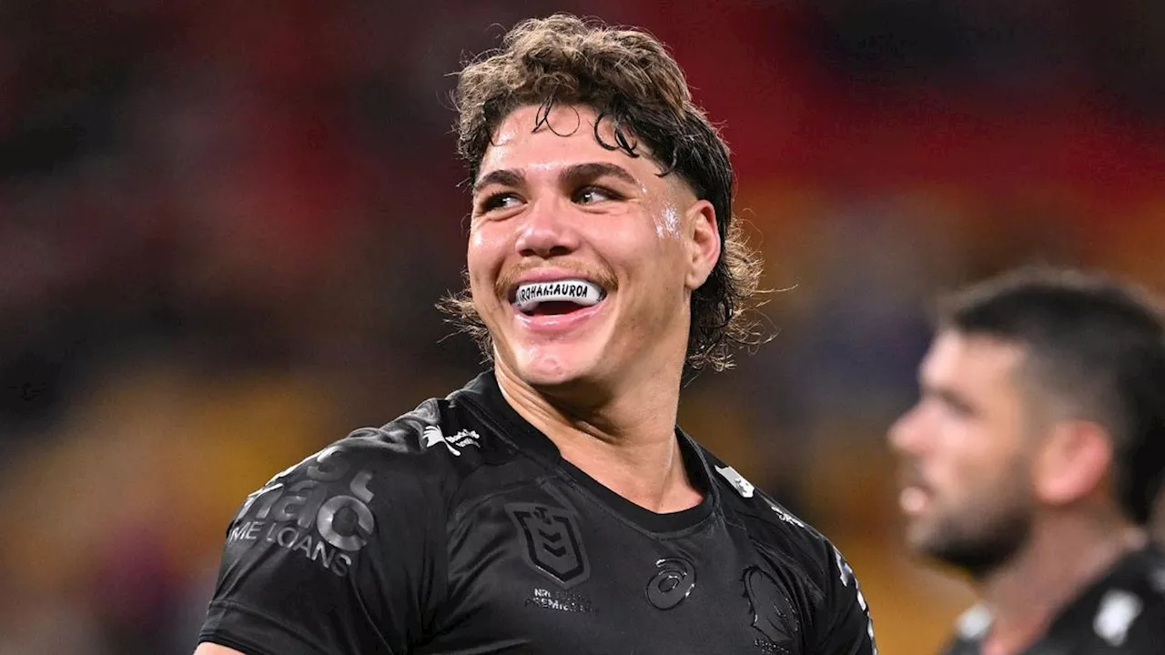 Reece Walsh sends direct message to Origin coach Billy Slater after shaking off ‘awkward’ knee knock