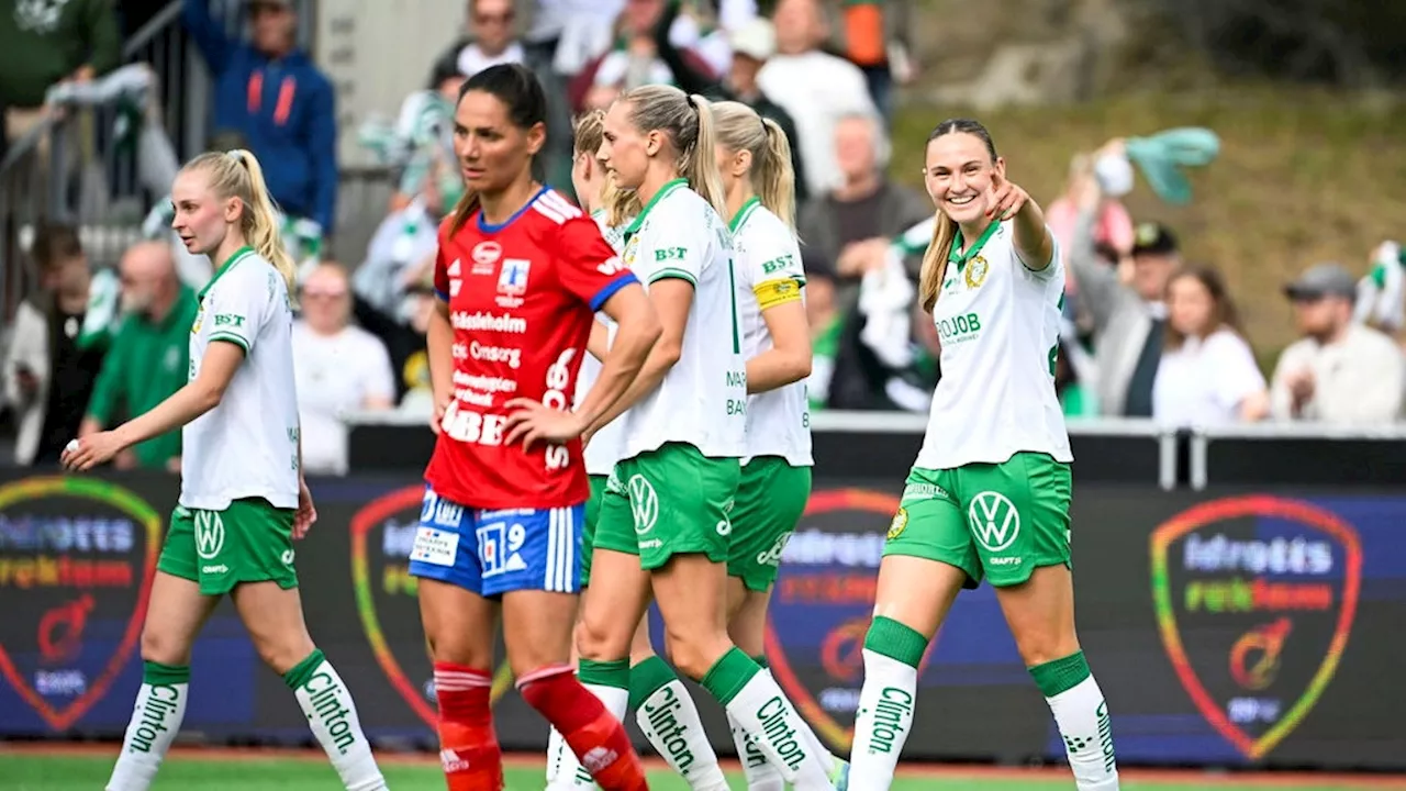 Hammarby leder damallsvenskan efter seger mot Vittsjö