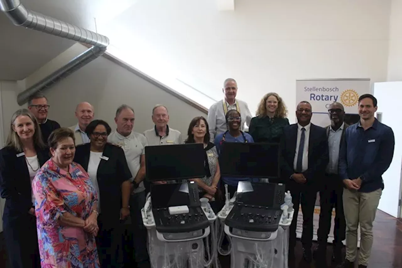Rotary collaboration brings lifesaving sonar technology to Stellenbosch Hospital