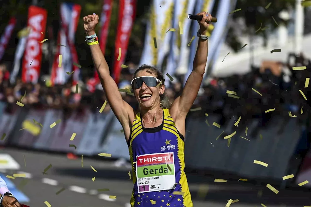 ‘It changes me’: Emotional Gerda Steyn delighted with fourth Comrades win