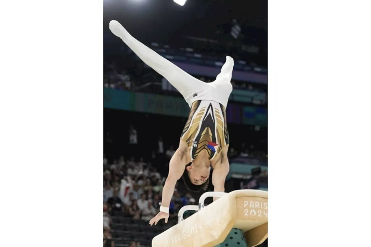 Carlos Yulo settles for bronze in vault at Asian Championships